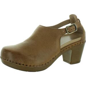 Dansko Brown Women's Heeled Clogs